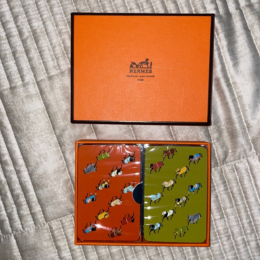 Hermés Playing Cards - 2 Decks - Horse
